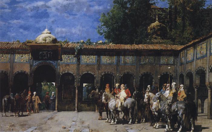 Cavalieri Circassi., Alberto Pasini